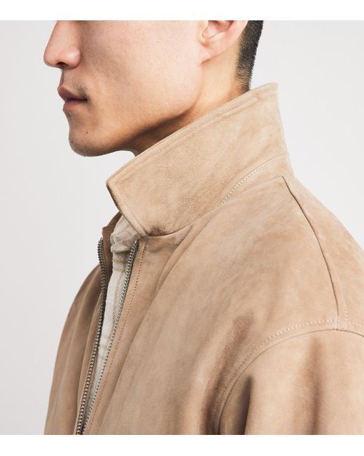 NN07 Natural Goat Suede Petrus Jacket for men