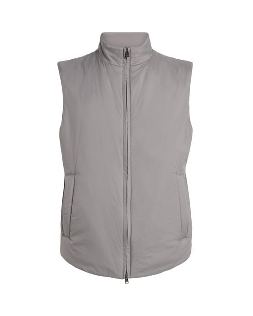 Herno Gray Ecoage Gilet for men