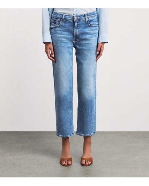 Mother Blue The Newbie Ankle Jeans