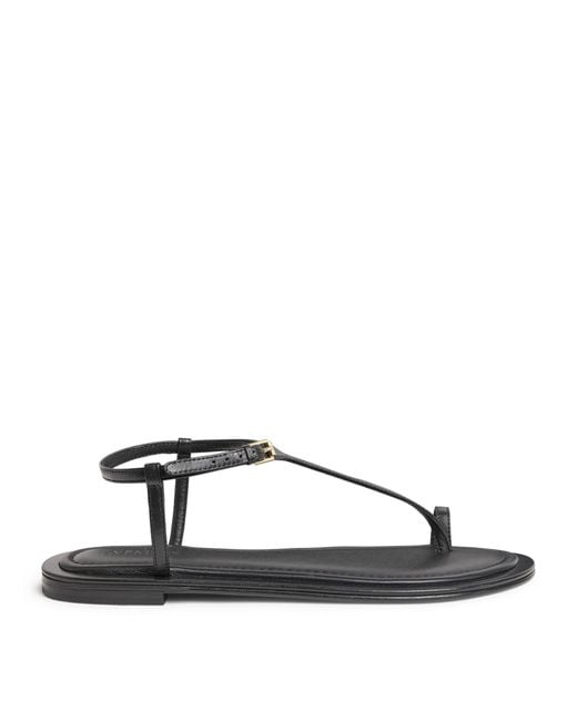 A.Emery Brown Leather Alta Sandals