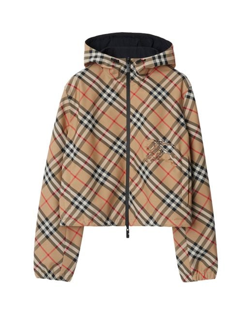 Burberry Natural Technical Reversible Hooded Jacket