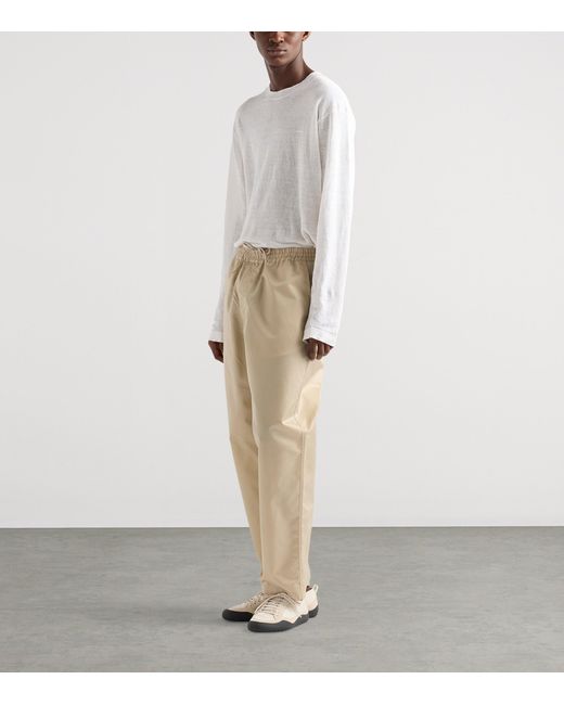 Prada Natural Re-Nylon Trousers for men