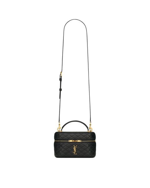 Saint Laurent Black Mini Gaby Top-handle Bag