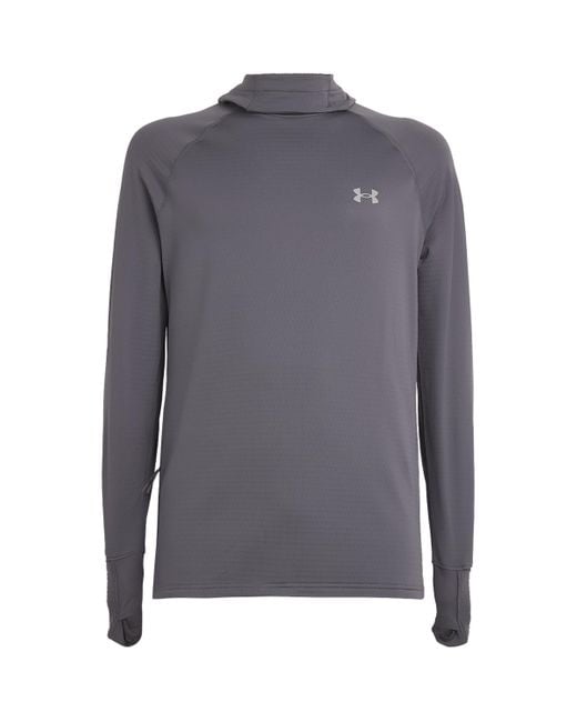 Under Armour Gray Technical Launch Elite Hoodie for men