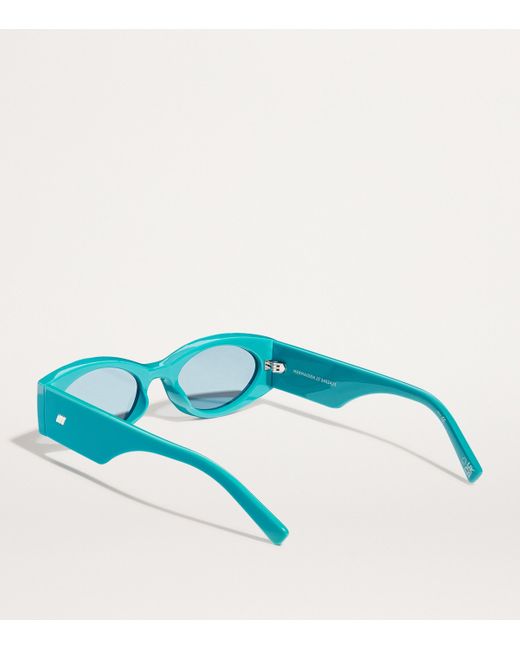 Le Specs Blue Mermaiden Sunglasses