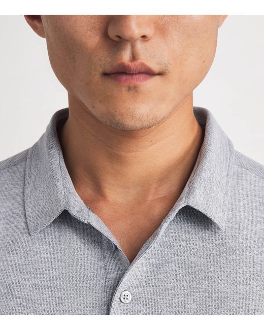 vuori Gray Ace Polo Shirt for men