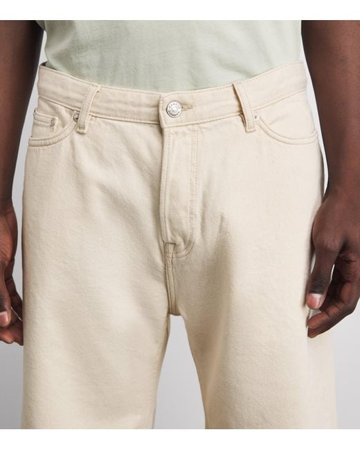 Samsøe & Samsøe Natural Denim Saeddie Straight Shorts for men