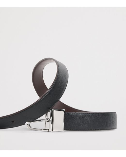 Paul Smith Black Reversible Leather Belt for men