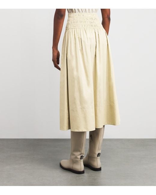 Joseph Natural Cotton Leonie Midi Skirt