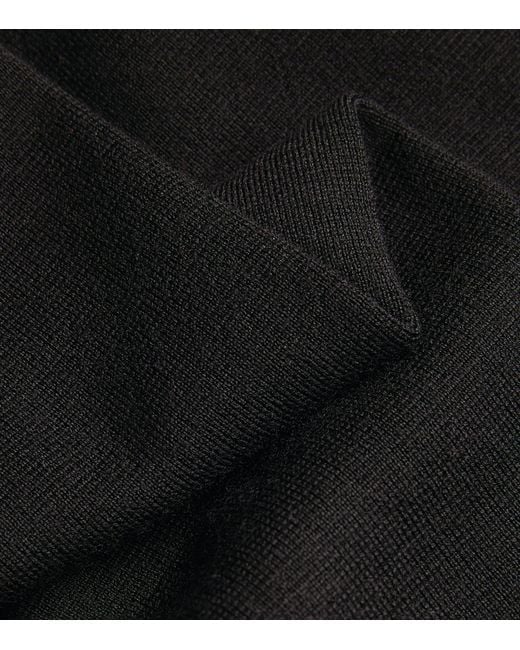 Sandro Black Half-Zip Sweater for men