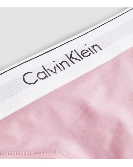 Calvin Klein Pink Modern Cotton Thong