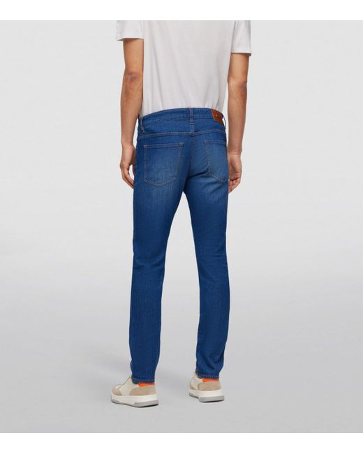 Boss Blue Slim-Fit Jeans for men