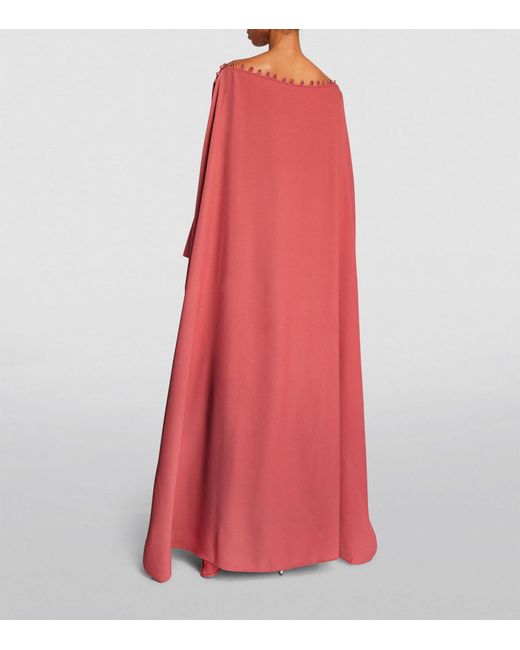 ‎Taller Marmo Red Mila Kaftan Dress