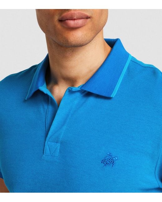 Vilebrequin Blue Palatin Polo Shirt for men