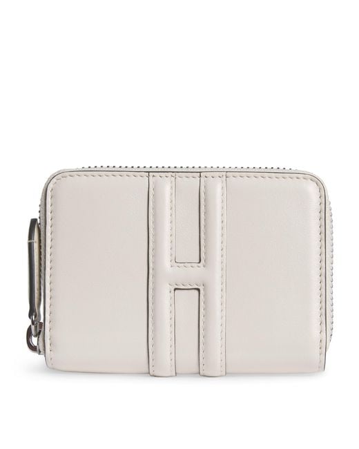 Harrods Natural Leather Zip-Around Purse