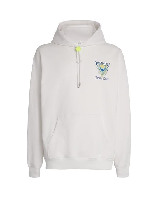 Casablanca White Tennis Club Icon Sweatshirt for men
