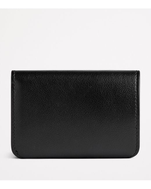 Balenciaga Black Mini Leather Cash 2.0 Trifold Wallet