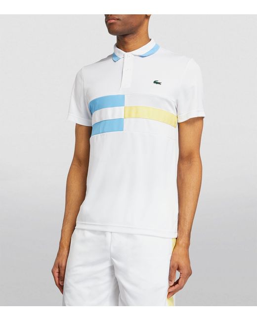 Lacoste White Logo Polo Shirt for men