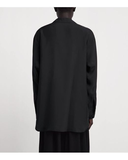 Yohji Yamamoto Black Relaxed Shirt for men