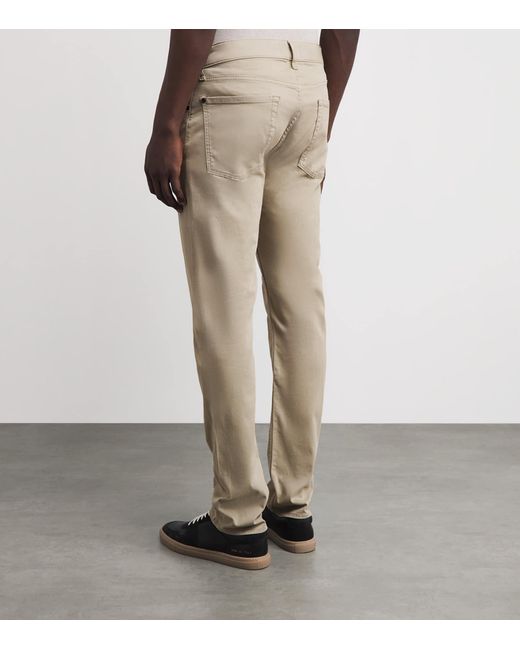 7 For All Mankind Natural Luxe Performance Plus Slimmy Tapered Chinos for men