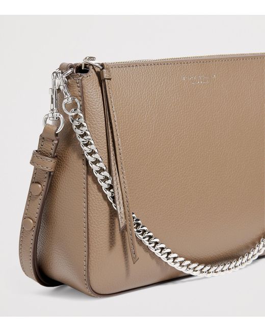 Tory Burch Brown Leather Perry Shoulder Bag