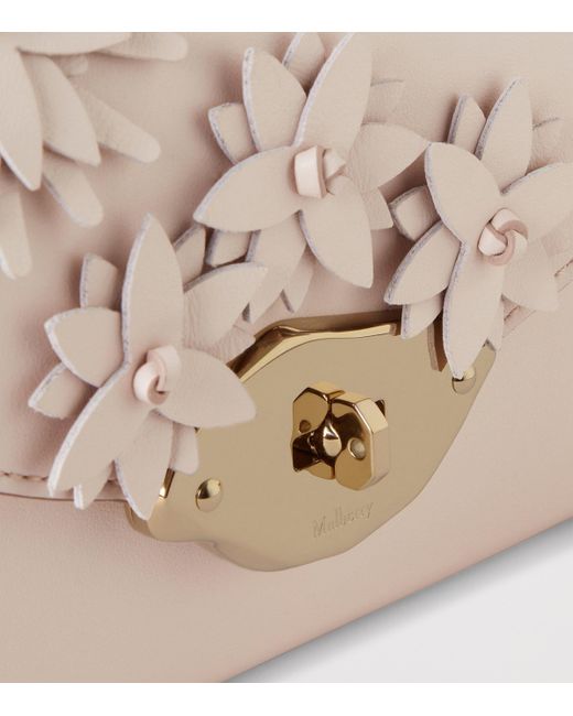 Mulberry Pink Small Leather Lana Top-Handle Bag
