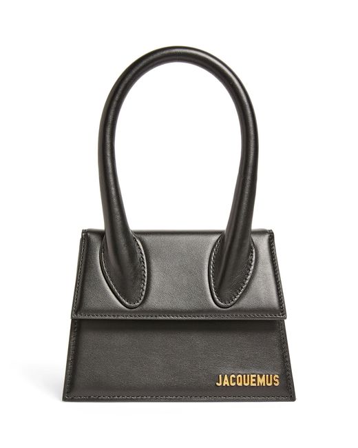 Jacquemus Leather Le Chiquito Tophandle Bag in Black Lyst