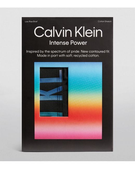 Calvin Klein Black Intense Power Pride Briefs for men