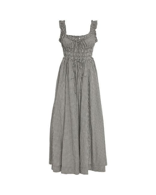 strapless open back dress Posse Emma Shift Mini Dress in Red Gingham – Leigh's of Breton Village main image 0