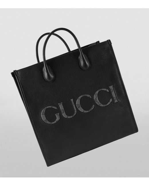 Gucci Black Medium Tote Bag for men