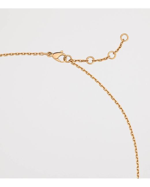 Chanel Metallic And Diamond Ruban Chain Necklace