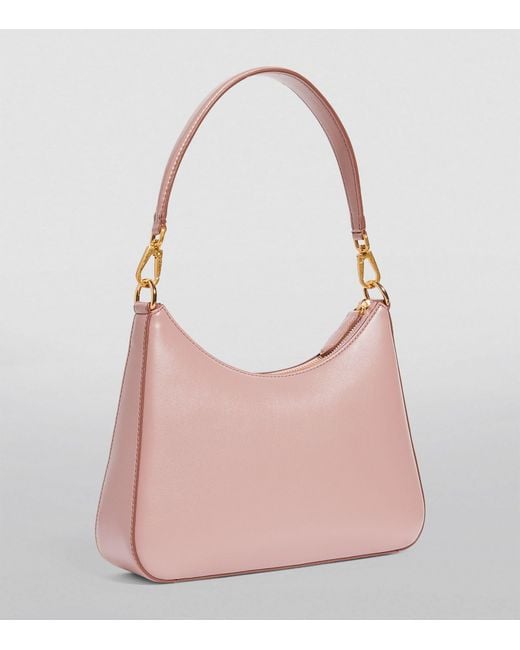 Stella McCartney Pink Small Stella Logo Shoulder Bag