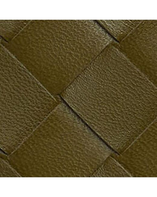 Bottega Veneta Green Small Leather Intrecciato Bifold Wallet