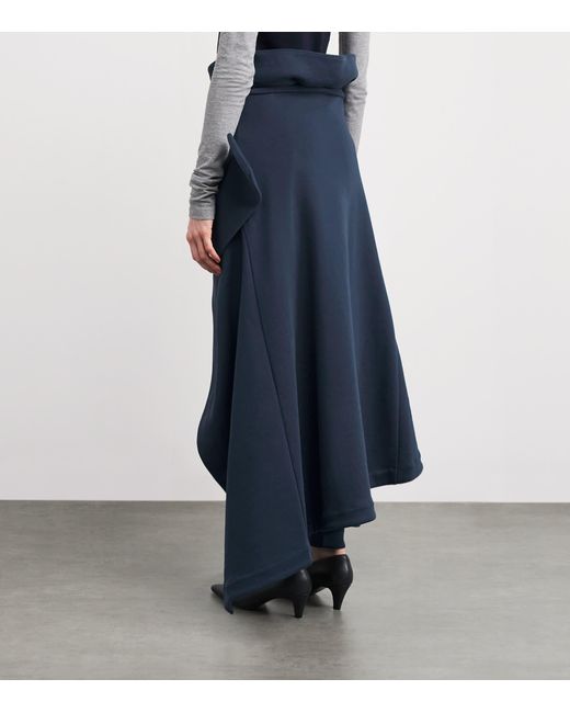 A.W.A.K.E. MODE Blue Cotton Wrap Sweatpants