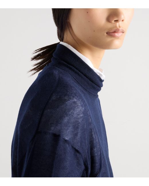Prada White Shapeable Cotton Shirt