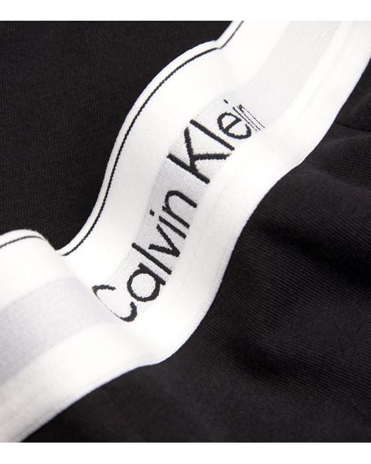 Calvin Klein Black Stretch-Cotton Icon Boxer Briefs for men