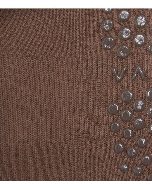 Varley Brown Kendrick Grip Socks