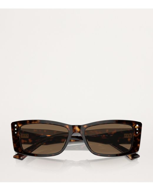 Jimmy Choo Brown Acetate Jc5002Bu Sunglasses