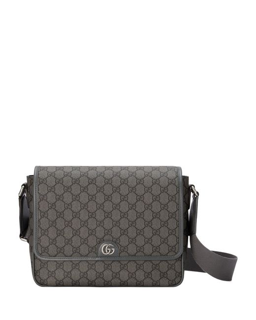 Gucci Gray Medium Ophidia Messenger Bag for men
