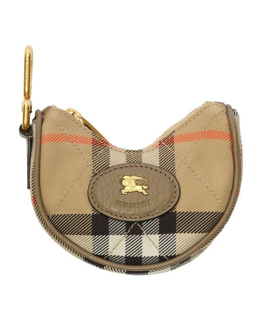 Burberry White Horseshoe Cross-Body Bag Charm
