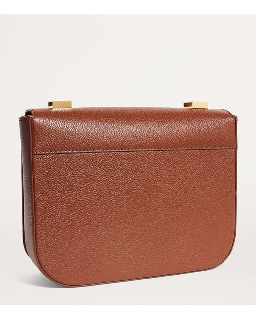 DeMellier London Brown Leather Vancouver Cross-body Bag