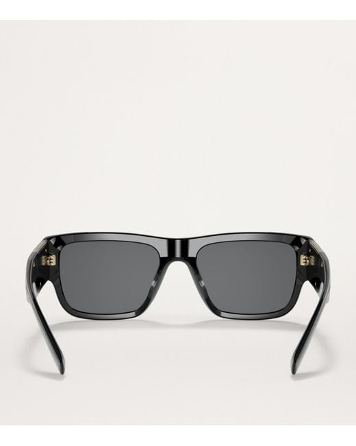 Versace Black Acetate Sunglasses for men