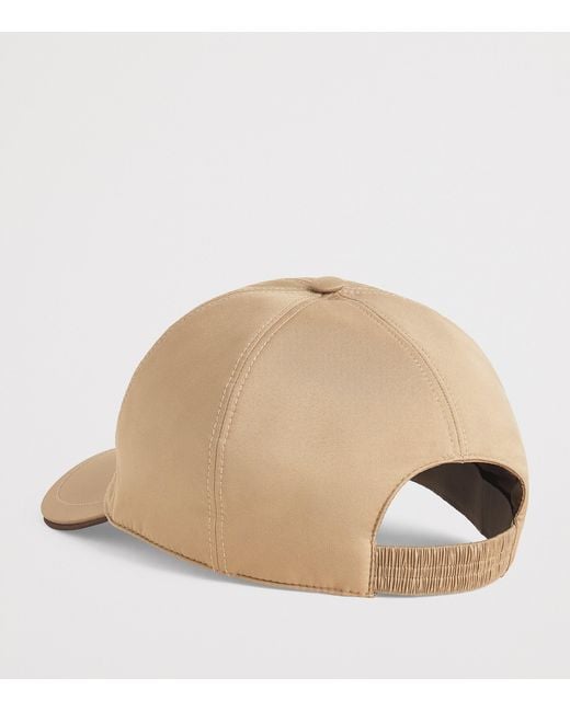 Paul & Shark Natural Typhoon Platinum Sharkfin Baseball Cap for men