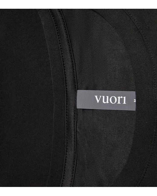 vuori Black Strato Tech T-Shirt for men