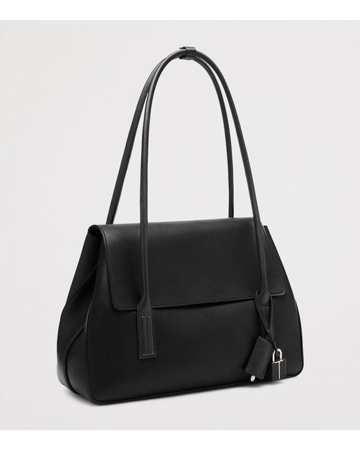 Tom Ford Black Medium Leather Eclipse Shoulder Bag