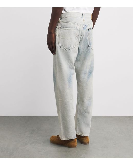 Polo Ralph Lauren Blue Washed Straight Jeans for men