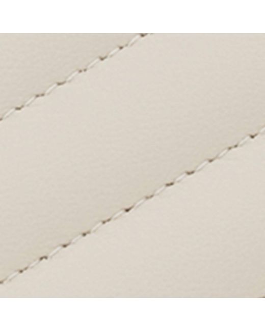 Saint Laurent Natural Quilted Leather Monogram Wallet