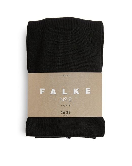 Falke Black No. 2 Silk Tights