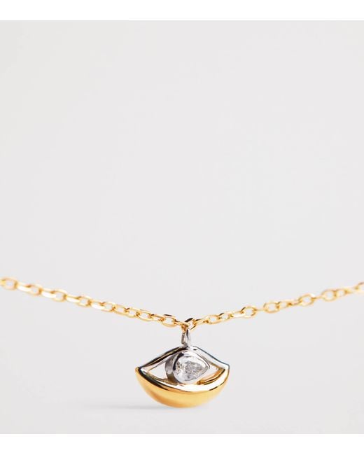 L'Atelier Nawbar White And Diamond N*93 Salvatore Choker