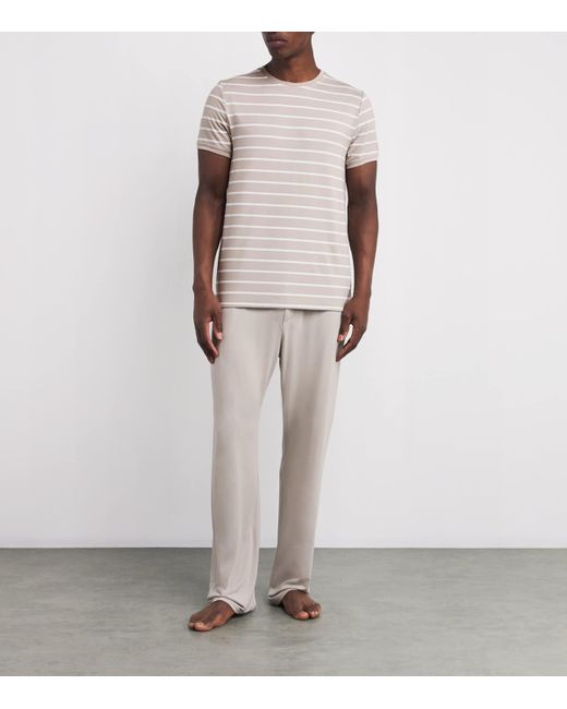Homebody White Stretch-Modal Marlow T-Shirt for men